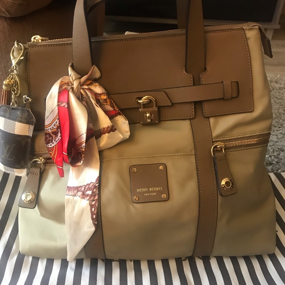 Large Henri Bendel Jetsetter backpack